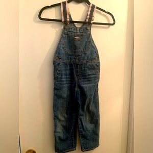 Oshkosh Carpenter’s Overalls Toddler’s size 5T cute for girl or a boy